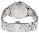 Ebel Wave Stainless Steel Silver Dial Diamonds Quartz Womens Watch 1216308 Sale