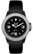 Ice-Watch Stone Tycoon Swarovski Crystals Black Polyamide & Steel Unisex Strap Watch ST.BS.U.L.10 Online now