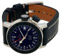 Glycine Airman 18 Sphair Automatic GMT World Timer Steel Mens Strap Watch 3928.191 LB9B Fashion