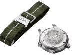 Limited Edition Oris ProPilot Okavango Air Rescue Automatic Green Dial Green Textile Interchangeable Brown Leather Strap Date Mens Watch 751 7761 4187-Set Supply