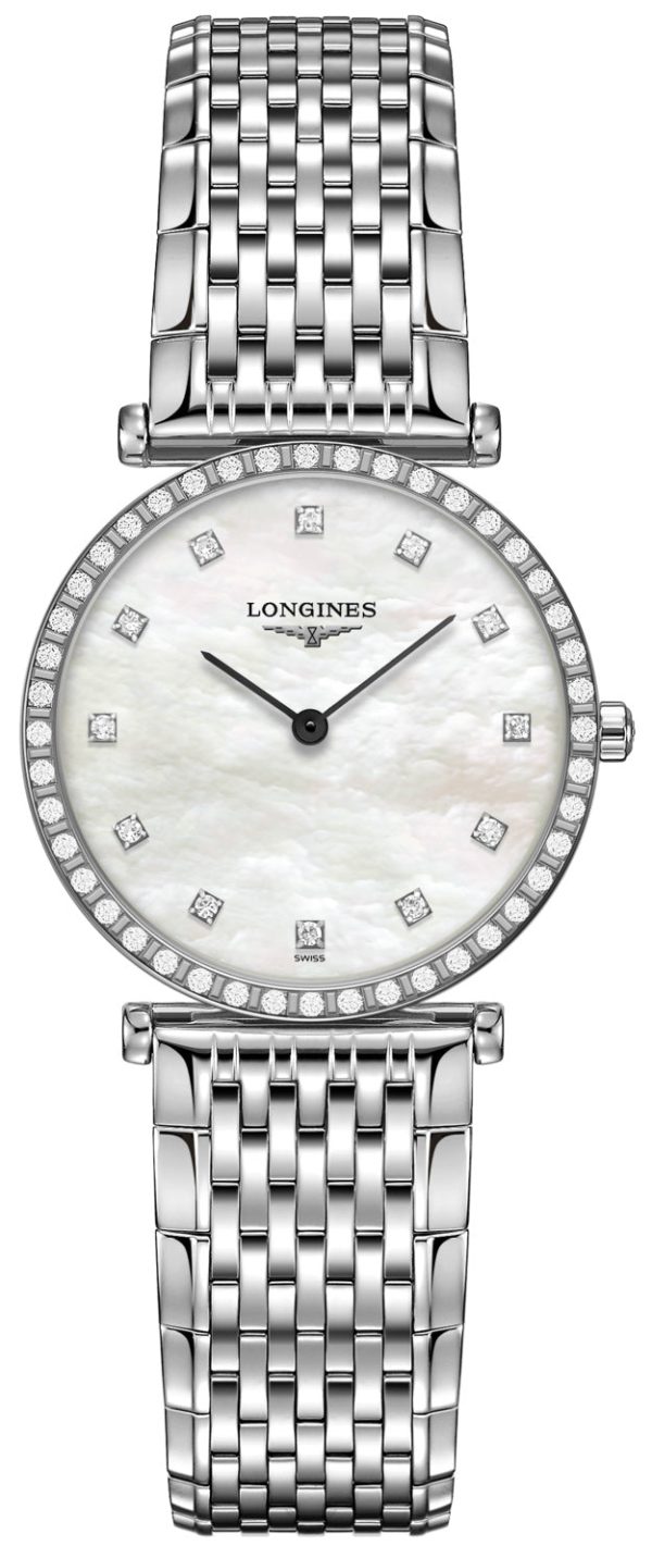 Longines La Grande Classique Quartz 29mm Women s Diamond Watch L4.523.0.87.6 Hot on Sale