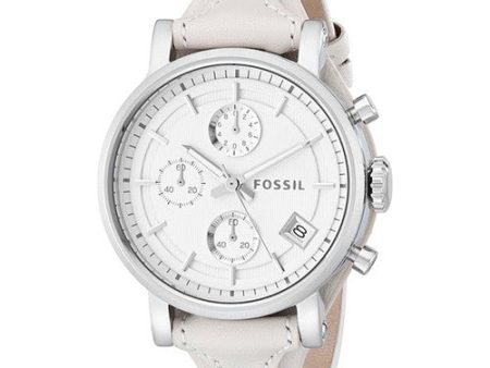 Fossil Women s ES3811 Original Boyfriend Analog Display Analog Quartz White Watch Supply