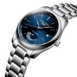 Longines Master Collection Power Reserve Automatic Stainless Steel Blue Dial Date Mens Watch L2.908.4.92.6 Online now