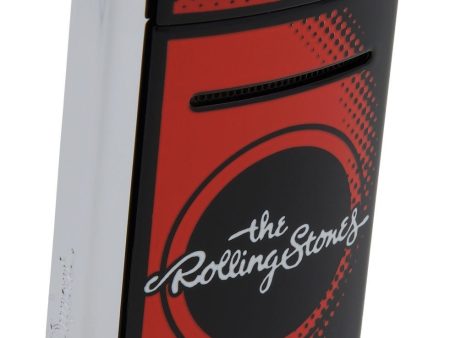 S.T. Dupont Rolling Stones Black MiniJet Lighter Limited Edition Tongue And Lips 010110RS on Sale