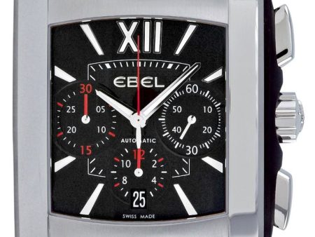 Ebel Brasilia Gents Stainless Steel Mens Chronograph Watch Calendar 9126m52 53br35606  1215783 on Sale