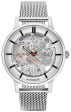 Kenneth Cole Automatic Skeleton Watch with Mesh Band KC50559010 Online Hot Sale