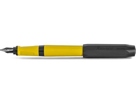 Kaweco Perkeo Indian Summer Medium Nib Yellow Black Fountain Pen 10001313 Fashion