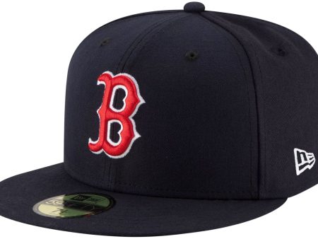 New Era 59FIFTY Boston Red Sox MLB Authentic Collection On-Field Fitted Cap, Navy, Size 7 5 8, 70331911 Online Hot Sale