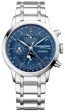 Baume & Mercier Classima Automatic Chronograph Stainless Steel Blue Dial Moonphase Day Date Month Mens Watch M0A10485 Fashion