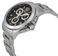 Longines Conquest Chronograph Stainless Steel Black Dial Date Divers Quartz Mens Watch L3.700.4.56.6 on Sale