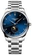 Longines Master Collection Automatic Moonphase Date Blue Dial Diamonds Stainless Steel Men s Watch L2.919.4.97.6 Online now