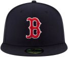 New Era 59FIFTY Boston Red Sox MLB Authentic Collection On-Field Fitted Cap, Navy, Size 7 3 8, 70331911 For Cheap