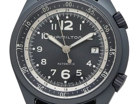 Hamilton Khaki Aviation Pilot Pioneer Automatic Blue Aluminum Canvas Strap Men’s Watch Date H80495845 Supply