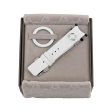 Gucci U-Play Kit 129 Medium White Leather Watch Strap and Matching White Steel Bezel YFA50005 Online now