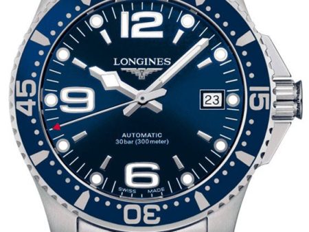 Longines HydroConquest Automatic Stainless Steel Blue Dial Date Divers Mens Watch L3.641.4.96.6 For Cheap