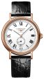 Longines Presence Automatic Rose Gold PVD White Dial Black Leather Strap Date Mens Watch L4.904.1.11.2 Supply