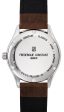 Frederique Constant Classics Index Automatic Stainless Steel Silver Dial Brown Leather Strap Date Mens Watch FC-303NS5B6 Online Hot Sale