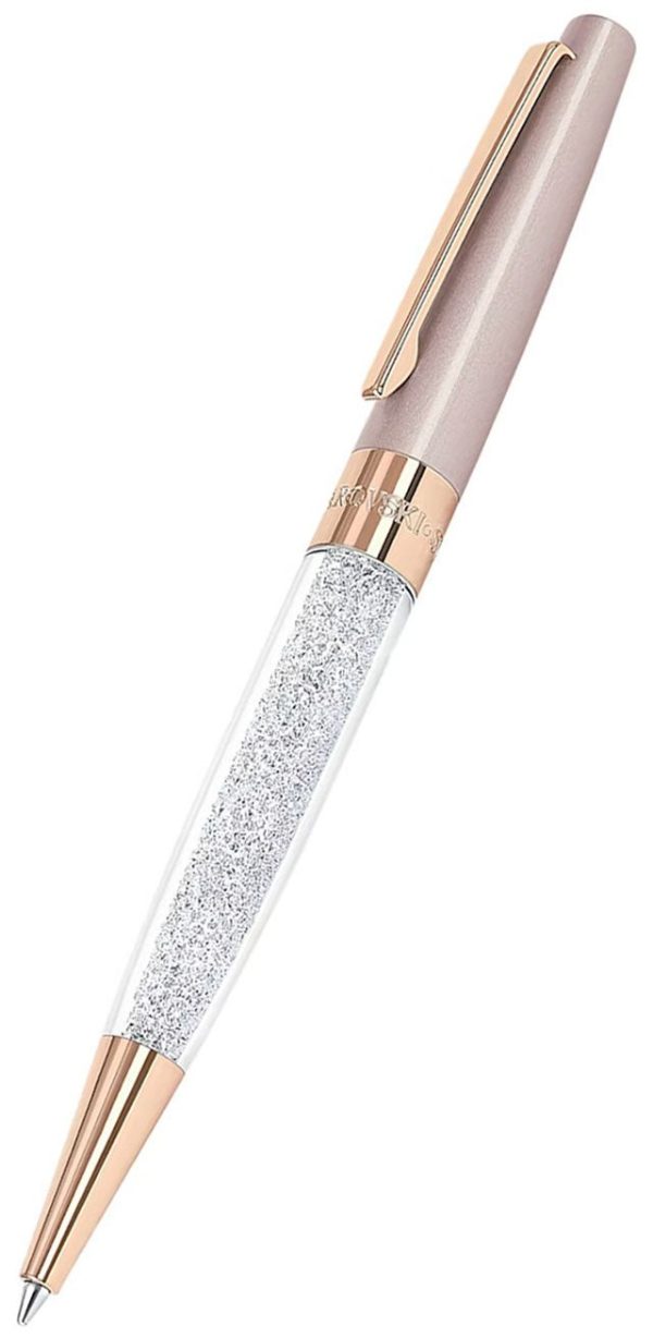 Swarovski Crystalline Stardust Rose-Colored Ballpoint Pen 5354896 Supply