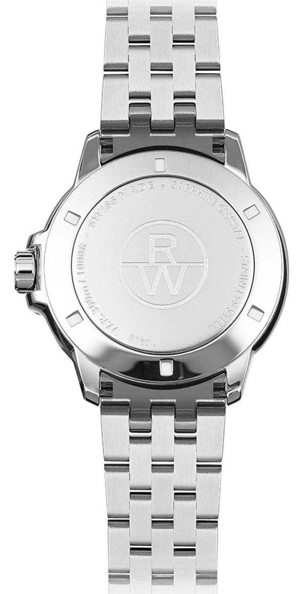 Raymond Weil Tango Stainless Steel White Dial Date Divers Quartz Mens Watch 8160-ST-00300 Online now