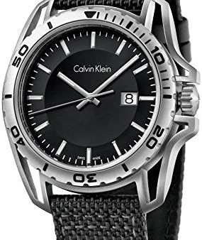 Calvin Klein Earth Black Dial Men s Watch K5Y31TB1 Online Sale