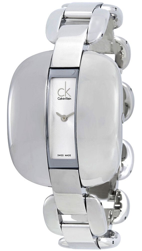 Calvin Klein Treasure Stainless Steel Bracelet Silver Dial Quartz Womens Watch K2E23138 Hot on Sale