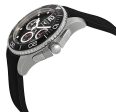 Longines HydroConquest Automatic Chronograph Stainless Steel Black Dial Black Rubber Strap Date Divers Mens Watch L3.883.4.56.9 Online Sale