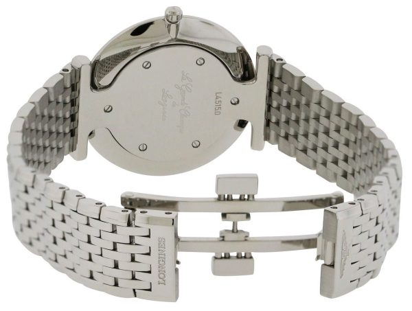 Longines La Grande Classique Stainless Steel & Diamond Womens Watch L4.515.0.87.6 Hot on Sale