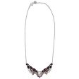 Swarovski Impulse 5152835 Multi Color Crystal Rhodium Plated Bib Necklace For Discount