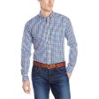 Dockers Men s Long-Sleeve Multi-Color Gingham Button-Front Shirt Discount