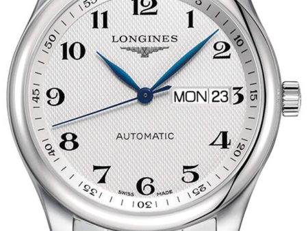 Longines Master Collection Automatic Stainless Steel Silver Dial Day Date Mens Watch L2.755.4.78.6 Online now