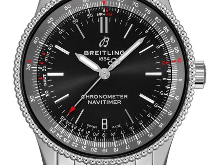 Breitling Navitimer Automatic Stainless Steel Black Dial Date Mens Watch A17325241B1A1 on Sale