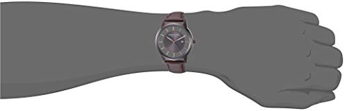 Kenneth Cole New York Men s TRANSPARENCY Stainless Steel Quartz Leather Strap, Brown, 21.4 Casual Watch (Model: KC50560003) Discount