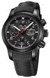 Fortis Aeromaster Professional Automatic Chronograph Black PVD Black Dial Black Textile Strap Day Date Divers Mens Watch F4040002 Online Sale