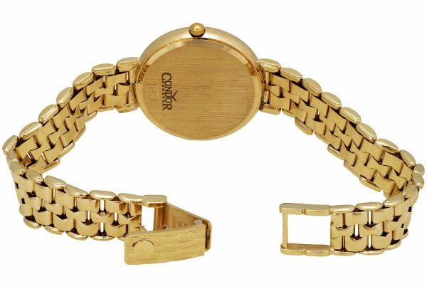 Condor 14kt Gold & Diamond Womens Luxury Swiss Watch Quartz C27HCDMOP Online Hot Sale