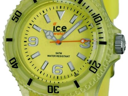 Ice-Watch Ice-Glow Polyamide & Silicon Unisex Yellow Watch GL.GY.U.S.11 Online