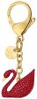 Swarvoski Swan Bag Charm Red Crystals Gold Plated Steel 5526754 Cheap