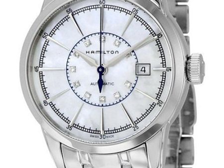 Hamilton American Classic Railroad Automatic Steel White Mother of Pearl Dial Women’s Watch H40405191 Sale