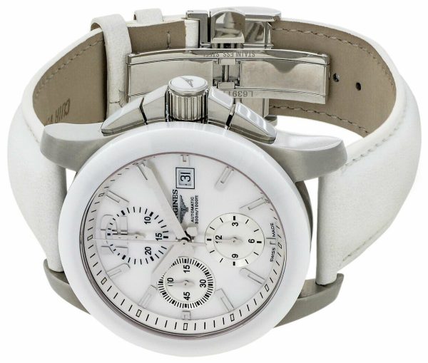 Longines Conquest Automatic Chronograph Steel & Ceramic Mens Watch Date L3.661.4.86.0 Cheap