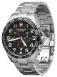 Victorinox Swiss Army Fieldforce Chronograph Stainless Steel Black Dial Date Quartz Mens Watch 241855 For Sale