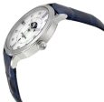 Baume & Mercier Classima Mother-Of-Pearl Dial Diamonds Blue Leather Strap Moonphase Date Quartz Womens Watch MOA10226 Online now