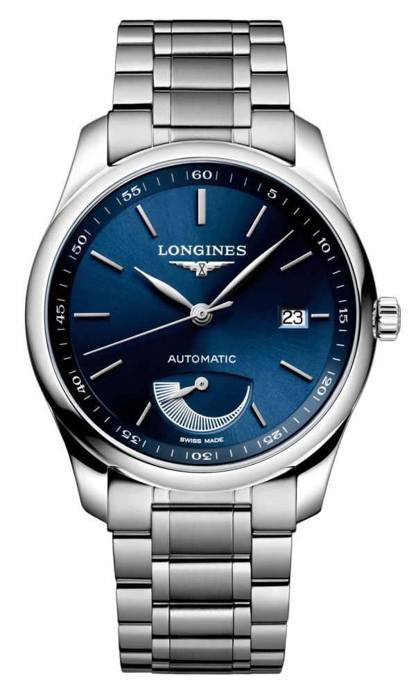 Longines Master Collection Power Reserve Automatic Stainless Steel Blue Dial Date Mens Watch L2.908.4.92.6 Online now