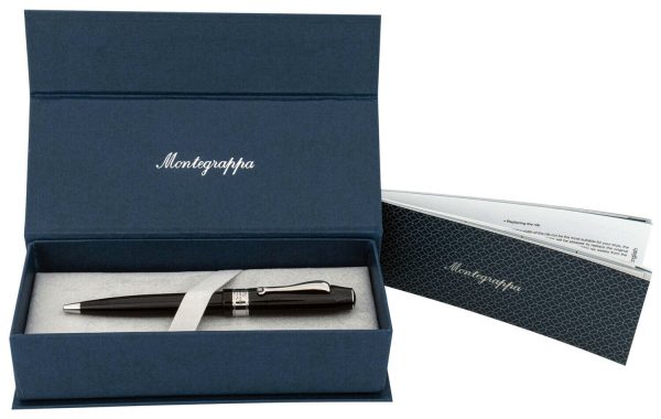 Montegrappa UCL Trophy Black Resin & Stainless Steel Ballpoint Pen ISUTRBAC Online Hot Sale