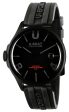 U-Boat Darkmoon Black PVD Black Dial Black Rubber Strap Quartz Mens Watch 9544 Cheap