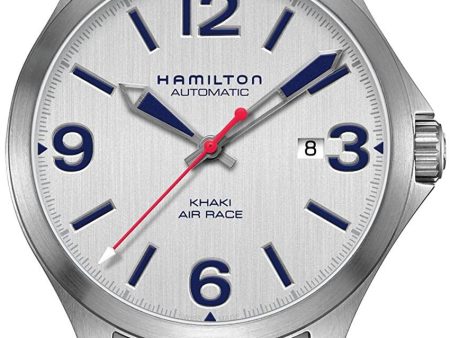 Hamilton Khaki Aviation Air Race Stainless Steel Automatic Mens Watch Date H76525151 Discount