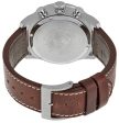 Citizen Avion Chronograph Brown Leather Strap Black Dial Quartz Eco-Drive Date Mens Watch CA4210-24E Hot on Sale