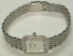 Condor 14kt Solid White Gold & Diamond Womens Luxury Swiss Watch MOP Dial 14k Online now