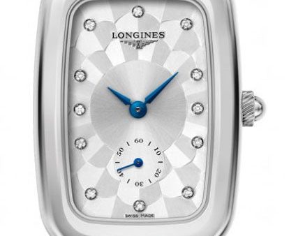 Longines Equestrian Stainless Steel Silver Dial Diamonds Quartz Womens Watch L6.141.4.77.6 Fashion