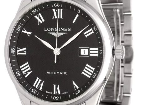 Longines Master Collection Automatic Stainless Steel Black Dial Date Mens Watch L2.893.4.51.6 For Sale