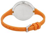 Calvin Klein Lively Orange Rubber Strap Orange Dial Quartz Womens Watch K4U231YM For Sale