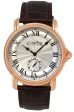 Condor Classic Rose Gold Plated Mens Strap Swiss Watch C225R Hot on Sale